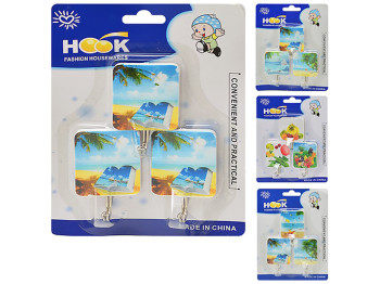 Гачки самоклеючі, 5х4см (ціна за набір 3шт)