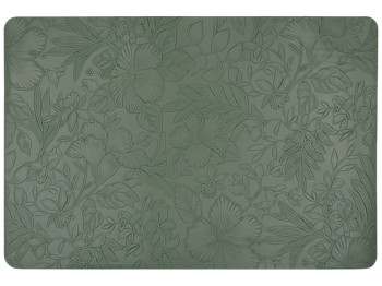 Салфетка-плейсмат сервировочная Floral оливково-зеленая, 30×45см