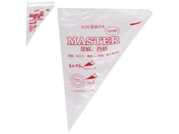 Кондитерский мешок одноразовый M ПВХ 31х21,5см (цена за упаковку 100шт)