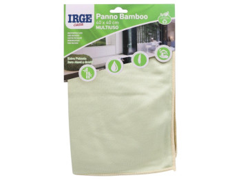 Салфетка универсальная Irge Bamboo, микрофибра и бамбук, 40×40см, цвет бежевый