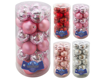 Елочные игрушки, 8см (цена за упаковку 30шт)