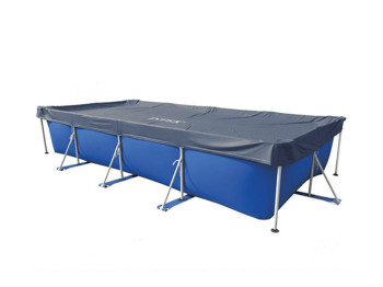 Тент-покрывало Intex 28039, ПВХ, 490×260 см, для каркасного бассейна 450×220 см, цвет синий