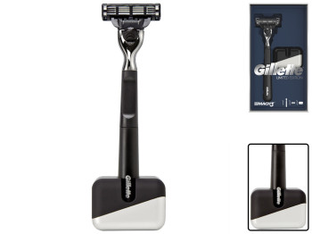 Набор подарочный мужской Gillette Mach3 Бритва c 1 съемной касетой+подставка