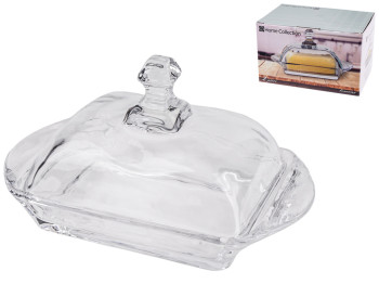 Масленка стеклянная, 17,5х11х10,5см