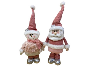 Фигура новогодняя Santa Snowman, 90см