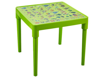 Стол детский 51х51х47см Азбука украинская (салатовый) 100027