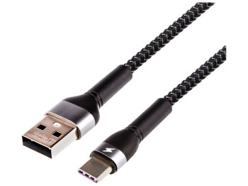 Кабель USB Remax RC-124a Jany Type-C Цвет Чёрный