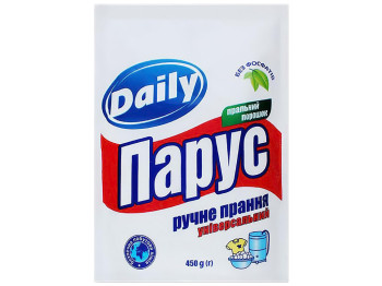 Стиральный порошок Парус Daily для ручной стирки, универсальный, 450г