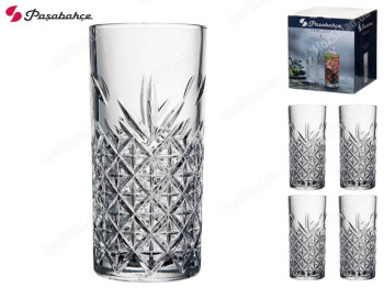 Набір склянок високих Pasabahce Timeless 295мл (ціна за набір 4шт)