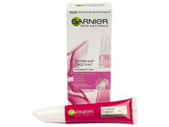 Крем для шкіри навколо очей Garnier Skin Naturals "Активний ліфтинг" 45+ 15мл