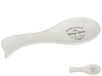 Подставка под ложку Stenson Kitchen фарфоровая 22,8х7,8х3см