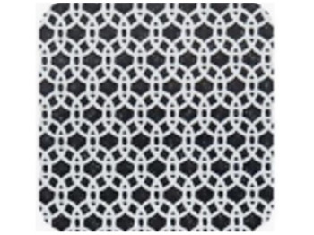 Клеенка Lace, ПВХ, 1,37×20м, цвет белый, дизайн Chain (цена за рулон)