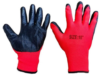 Рукавички синтетичні з латексним покриттям, 1пара
