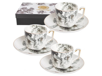 Набор кофейный Симфония 12 предметов (чашка 100мл, блюдце D12,5см) 