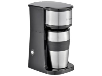 Кофеварка электрическая Sokany, 750Вт, капельная, нержавеющая сталь, пластик, 420мл, цвет черный