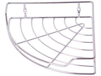 Полка угловая Besser хромированная 21,5х21,5х5см