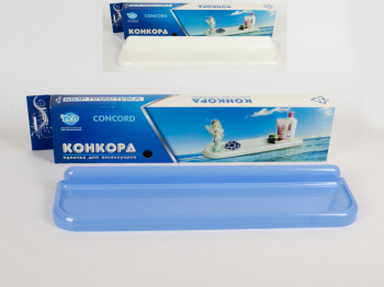 Полиця настінна Конкорд Мир пластика