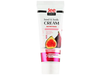 Крем Jee Cosmetics fig extract & silk proteins, для рук та тіла, 75 мл, для сухої шкіри