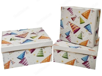 Подарочные коробки Ufo Party (цена за набор 3шт) 6900068851467