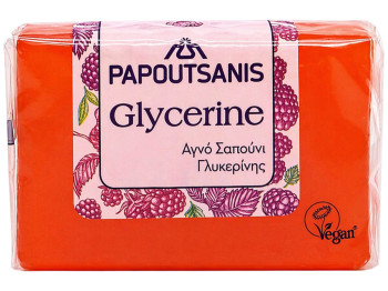 Мыло глицериновое Papoutsanis Glycerine Red, 125 г