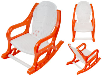 Кресло-качалка детское 57х36х48см (цвет оранжевый) Консенсус