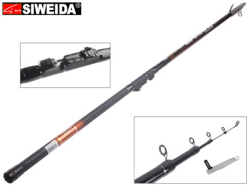 Вудка Siweida "Glaucus" карбон IM6, 5 кілець, 4-секційна 4м 5-25г