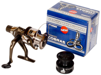 Котушка Sams Fish Cobra 6000 3BB графіт. шпуля, додат. пластик. шпуля, чохол