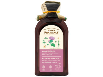 Бальзам-маска "Зеленая Аптека" Лопух и протеины пшеницы для всех типов волос от выпадения 300мл