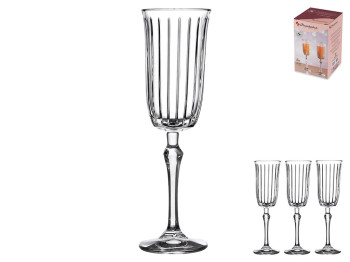 Набір келихів для ігристого вина Pasabahce Joy, скло, 175мл, колір прозорий (ціна за 4 шт)