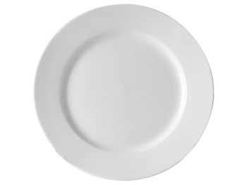 Тарелка 23см, белая