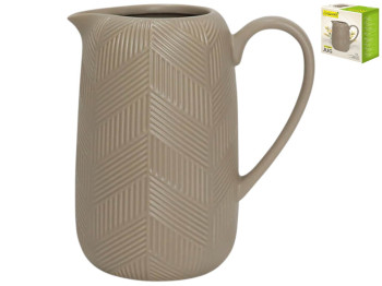 Кувшин Maestro Geometry Beige, керамика, 1л, 19х17х11см, цвет бежевый