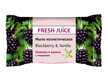 Мило косметичне Fresh Juice "Blackberry & Vanilla" ожина і ваніль 75г