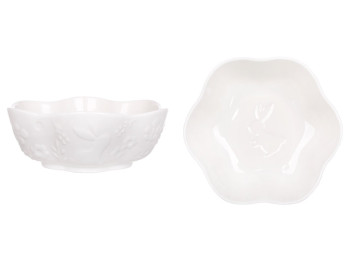 Салатник порцеляновий фігурний Secret Meadow для подачі страв, 16,7×15×6 см