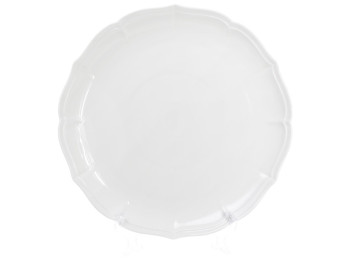 Тарілка обідня, колір - білий, 30см