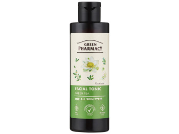Тонік для обличчя Green Pharmacy, із зеленим чаєм та олією чайного дерева, 200мл
