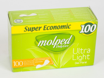 Прокладки женские гигиенические ежедневные "Molped Daily Care Ultra Deo Floral" с цветочным ароматом