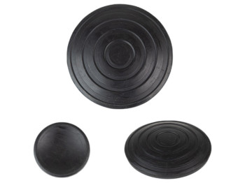 Накладка резиновая, для домкрата ДП-300038/T830018, 95мм, цвет черный