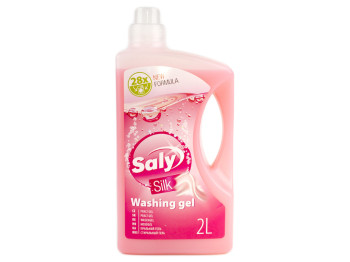 Гель для прання безфосфатний "Saly" "Silk gel" для делікатних тканин (шовк, вовна) 2л Чехія