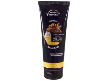 Крем-гель для душа Energy of Vitamins Cream Cake питание 230мл