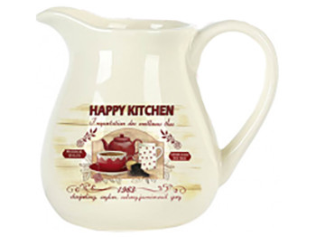 Глечик Happy Kitchen, h-14см, 1л (без упаковки)