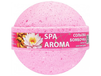 Солевая бомбочка для ванн Bioton Cosmetics Spa & Aroma Лотос и миндаль, 200г