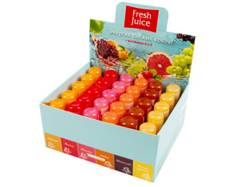 Набір фруктових гігієнічних помад Fresh Juice 30шт (6x5) 3,6г