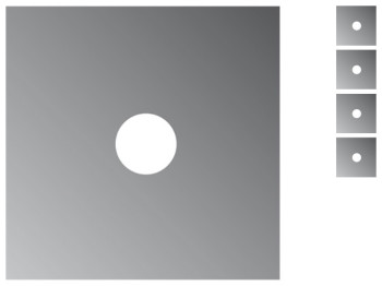 Пластина защитная для газовых плит PRESTO 27х27см (цена за набор 4шт) 06849