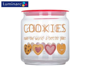 Банка Luminarc Cookies Storing Box стеклянная с крышкой 750мл 67445
