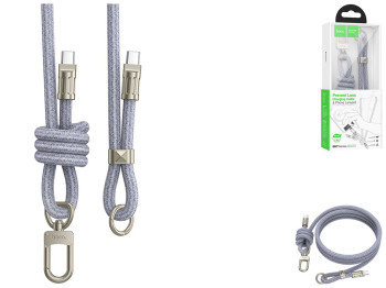 Кабель USB Hoco GH7 Type-C to Type-C 60W 1.8м Колір Синiй