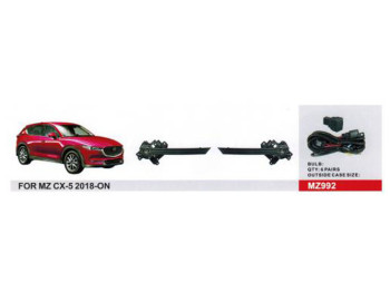 Фары дополнительные MZ-992L для Mazda CX-5 (с 2018), LED, 10W, 12V, с проводкой