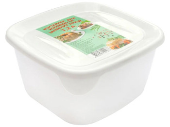 Контейнер для холодца 1,2л, 14х14х8,5см