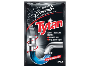 Засіб для прочищення труб Tytan гранули, 40 г