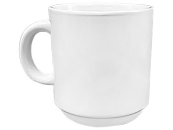 Чашка белая, 380мл