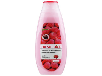 Крем-гель для душу - Fresh Juice Geisha Litchi & Raspberry, 400мл